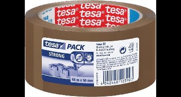 Verpakkingstape tesa 57168 50 mm x 66 m pp low bruin