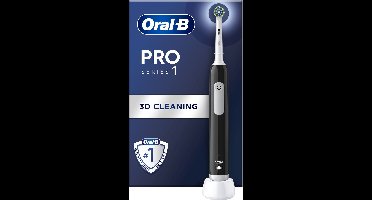 Oral-B Pro Series 1 - Zwarte - Elektrische Tandenborstel - Ontworpen Door Braun
