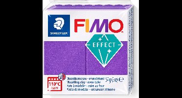 FIMO effect ovenhardende boetseerklei standaard blokje 57 g - metallic lila