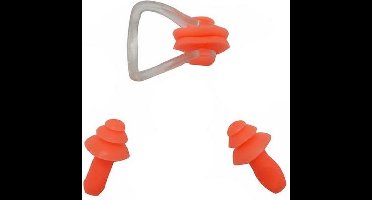 New Age Devi - Zwemoordoppen | Neusklem | Oranje | One Size | Ultieme Bescherming!