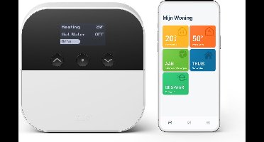 tado° Warmtepomp Optimizer X - Bedrade variant - werkt met Google Home, Alexa & Apple Homekit - Zwart/Wit