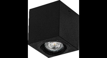 LEDVANCE Spot Surface Vierkante plafondspot zwart GU1-