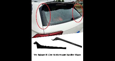 Achterruit Spoiler Wings Geschikt voor Volkswagen Tiguan R-Line 2017-2022 – Glans Zwart Achterraam Spoiler Flaps – Sport Styling