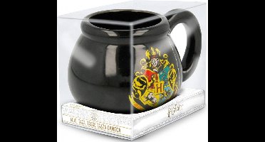 Storline Harry Potter Mok/beker 3D Hogwarts Zwart
