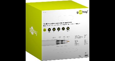 Goobay 74020 coax-kabel 305 meter Nee Wit