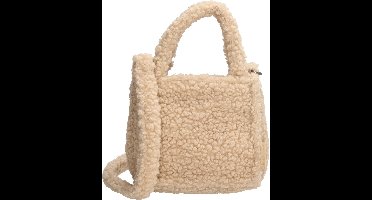 Beagles Navarra Hand & Schoudertasje Teddy Soft Small - Dames Tas - Crème