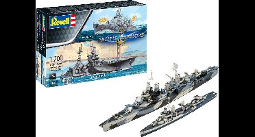 Revell Modelbouwpakket Militaire voertuigen - 05644 Pacific Warriors - USS Fletcher - USS Indianapolis - 2 Schepen! - Geschenkset Plastic - 1:700 - Modelbouw