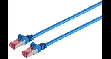 Patchkabel cat6A S/FTP PIMF Halogenfrei blau 15m