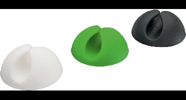 InLine zelfklevende kabelhouder 6 stuks assorti