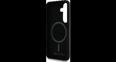 Karl Lagerfeld Backcase hoesje geschikt voor Samsung Galaxy S25 - Effen Zwart - Silicone