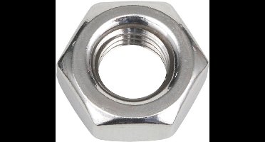 Wurth - Onbekende titel - zeskantmoer din 934, rvs a4, blank - x 25 st