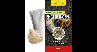 ECOstyle 50 mln Aaltjes H tegen Engerlingen - Bestrijdingsmiddel Insecten - Natuurlijk & Biologisch - Tegen Losliggende Graszoden - Werken 24 uur per Dag - 100 m2