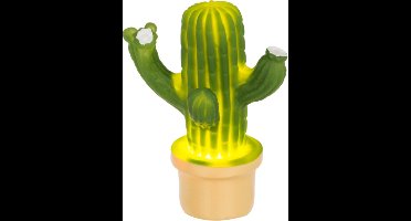 Cactus Mood - LED Lamp - Uniek Cactus Design - Sfeervol Nachtlampje - Energiezuinig - 8 x 12 cm