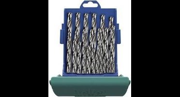 Heller 21961 7 HSS Metaal-spiraalboorset 19-delig 1 mm, 1.5 mm, 2 mm, 2.5 mm, 3 mm, 3.5 mm, 4 mm, 4.5 mm, 5 mm, 5.5 mm,