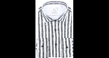 Blue Industry Overhemd Streep Grijs - Maat 40 - Heren - Overhemden Casual