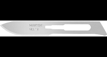 MARTOR SKALPELLKLINGE 13 Spezialschliff Reservemes voor afbreekmes 66 mm Staal 10 stuk(s)