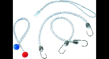 Rubberen band met haak, 2 stuks