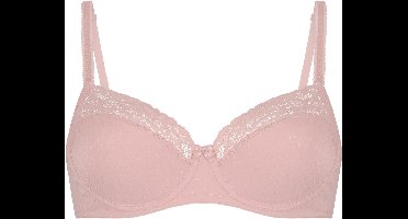 Hunkemöller Dames Lingerie Niet-voorgevormde beugel bh Sophie - Roze - maat F100
