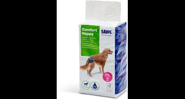 Savic Comfort Nappy Hondenluier Zwart - Hondenzindelijkstraining - Size 4 Taille 40 - 48 Cm