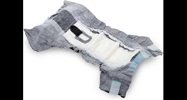 Savic Comfort Nappy Hondenluier Zwart - Hondenzindelijkstraining - Size 3 Taille 34 - 48 Cm