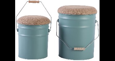 Leitmotiv Kruk Buckets - Grijsjade - Ø31cm - Scandinavisch