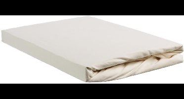 Ambiante - Katoen - Topper Hoeslaken - 160x220 cm - Gebroken Wit