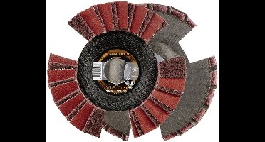 Rhodius 209503 Rhodius VSK getande waaierschijf met vlies 115 x 22,23 mm Diameter 115 mm 1 stuk(s)