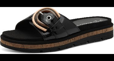 MARCO TOZZI MT Soft Lining Dames Pantoffels - BLACK PATENT - MAAT 38