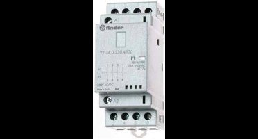 Finder 22.34.0.230.1720 Contactor 3x NO, 1x NC 230 V/DC, 230 V/AC 25 A 1 stuk(s)