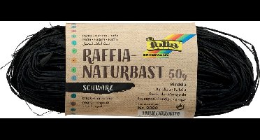 Folia raffia zwart