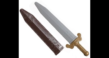 Atosa Zwaard voor een Krijger/ridder - verkleed speelgoed - 49 cm - kunststof - wapens - voor kinderen - carnaval