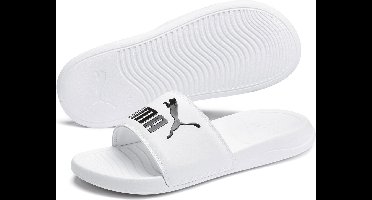 PUMA Popcat 20 Unisex Slippers - PUMA White-PUMA Black