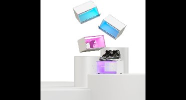 Nanoleaf Smart Led Vitrinekast Starter Kit - 4 Displays - RGBW - Google, Apple, Alexa Compatibel - Wit