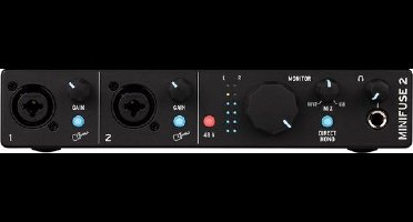 Arturia MiniFuse 2 Black - USB audio interface, zwart