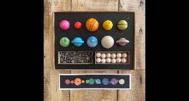 Grapat - Houten speelgoed Dear Universe - Speelset planeten - +40 onderdelen