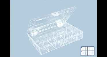 hunersdorff Assortimentsbakken PS-COMPACT, 18 vakken
