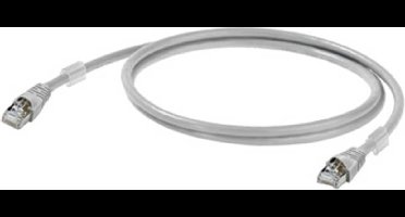 Weidmüller 1165940002 RJ45 Netwerkkabel, patchkabel CAT 6A S/FTP 0.20 m Grijs UL gecertificeerd 1 stuk(s)