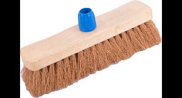 Zaalveger - Straatveger Kokos met Schroefdop - 33 cm.