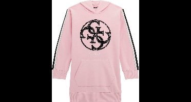Guess Girls Logo Jurk Roze - Maat 176