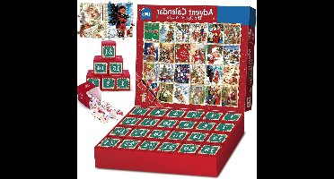 oCreon Adventskalender 2024 Puzzel - 1008 Stukken Kerst Puzzel Countdown Kalender voor Kinderen & Volwassenen