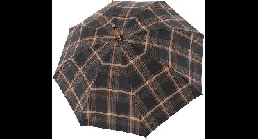 doppler Manufaktur Paraplu Kongo Zürs Brown Veelkleurig