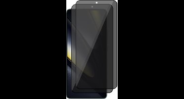 Privacy Screenprotector geschikt voor Poco F6 - 2x Volledig Dekkend Glas Screen Protector