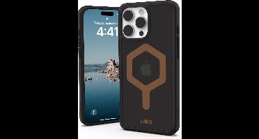 UAG - Plyo Mag geschikt voor iPhone 16 Pro Max Hoesje - zwart/brons