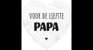 Marmeren hartje - Papa - 5x5cm
