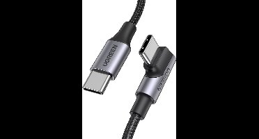 Ugreen 70645 - USB-C naar USB-C 90°hoek kabel 2 meter