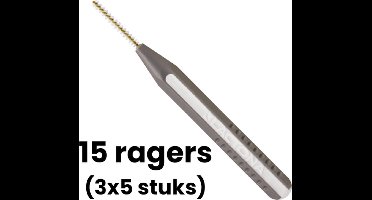 Lactona Easygrip Ragers Recht-XXX-Small - 2mm - Grijs - 3 x 5 stuks - Voordeelverpakking