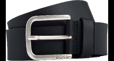 BOSS Leren Riem Janni Sz40 Leather Belt W105 Black Zwart