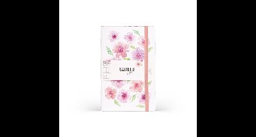 Castelli Milano A5 notitieboek Acquarello - Peach - blanco inhoud - 130x210 mm - Made in Italy