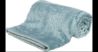 Trixie - Hondendeken Barry - Softpluche - Blauw/Grijs - 100X75 cm