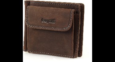 bugatti Leren Portemonnee Hunter Dollarclip 8CC Brown Bruine